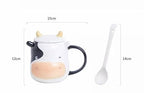 3D Cute Cow Ceramic Mug