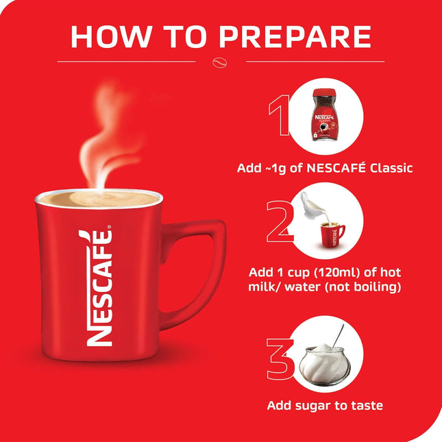 Nescafe Classic - 100% Pure Instant Coffee Powder