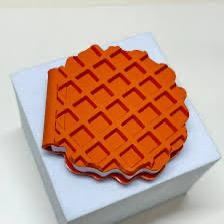 Waffle Fridge Magnet Notebook