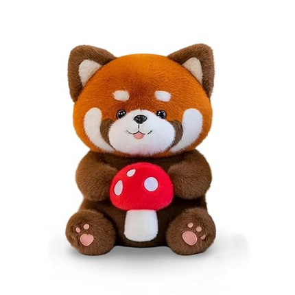 Mushroom Muncher Red Panda Plush 35cm