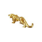 Golden Plated Jaguar Statue Showpiece Decorative Panther / Leopard Figurine Home decoration  inch 18