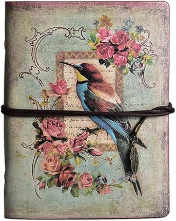 European Style Vintage Leather Journal Notebook,