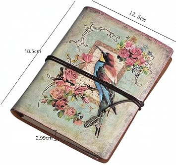 European Style Vintage Leather Journal Notebook,