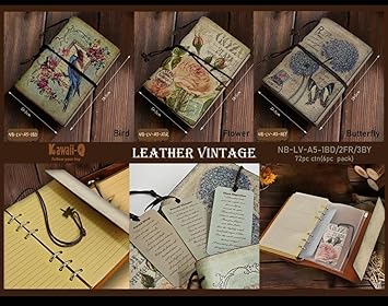 European Style Vintage Leather Journal Notebook,