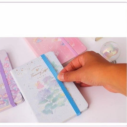 Hard Cover Flowers Fairy Notebook