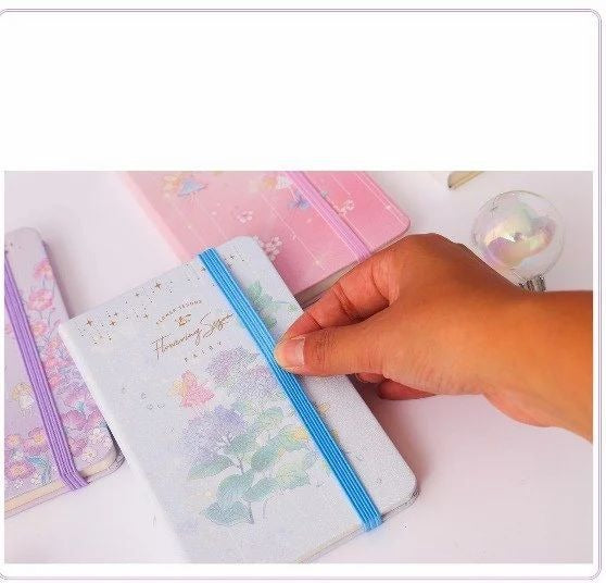 Hard Cover Flowers Fairy Notebook