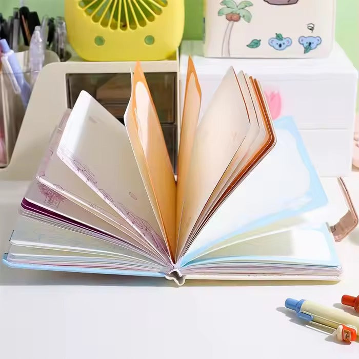 Cute Animal Themed Fap Lock Diary For Kids