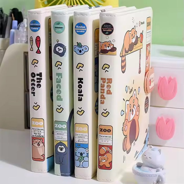 Cute Animal Themed Fap Lock Diary For Kids