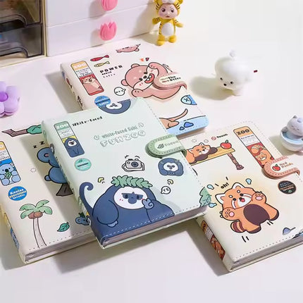 Cute Animal Themed Fap Lock Diary For Kids