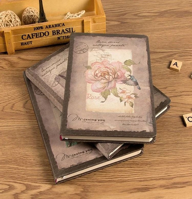 Vintage Retro Diary Notebook-Plot Pentium