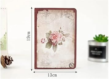 Flower theme Retro Pattern Premium Soft Bound Notebook