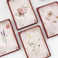 Flower theme Retro Pattern Premium Soft Bound Notebook