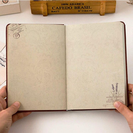 Flower theme Retro Pattern Premium Soft Bound Notebook