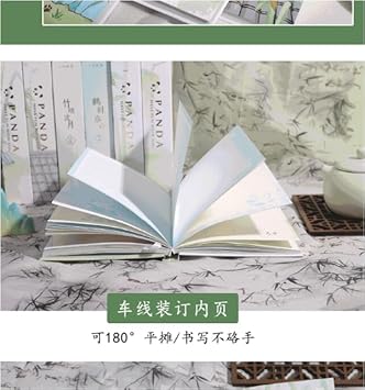 Happy Panda Notebook Diary with Lock & Key