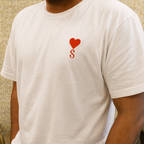 Name Initial Embroidery T-Shirt | All Letters Available | Unisex T-Shirt