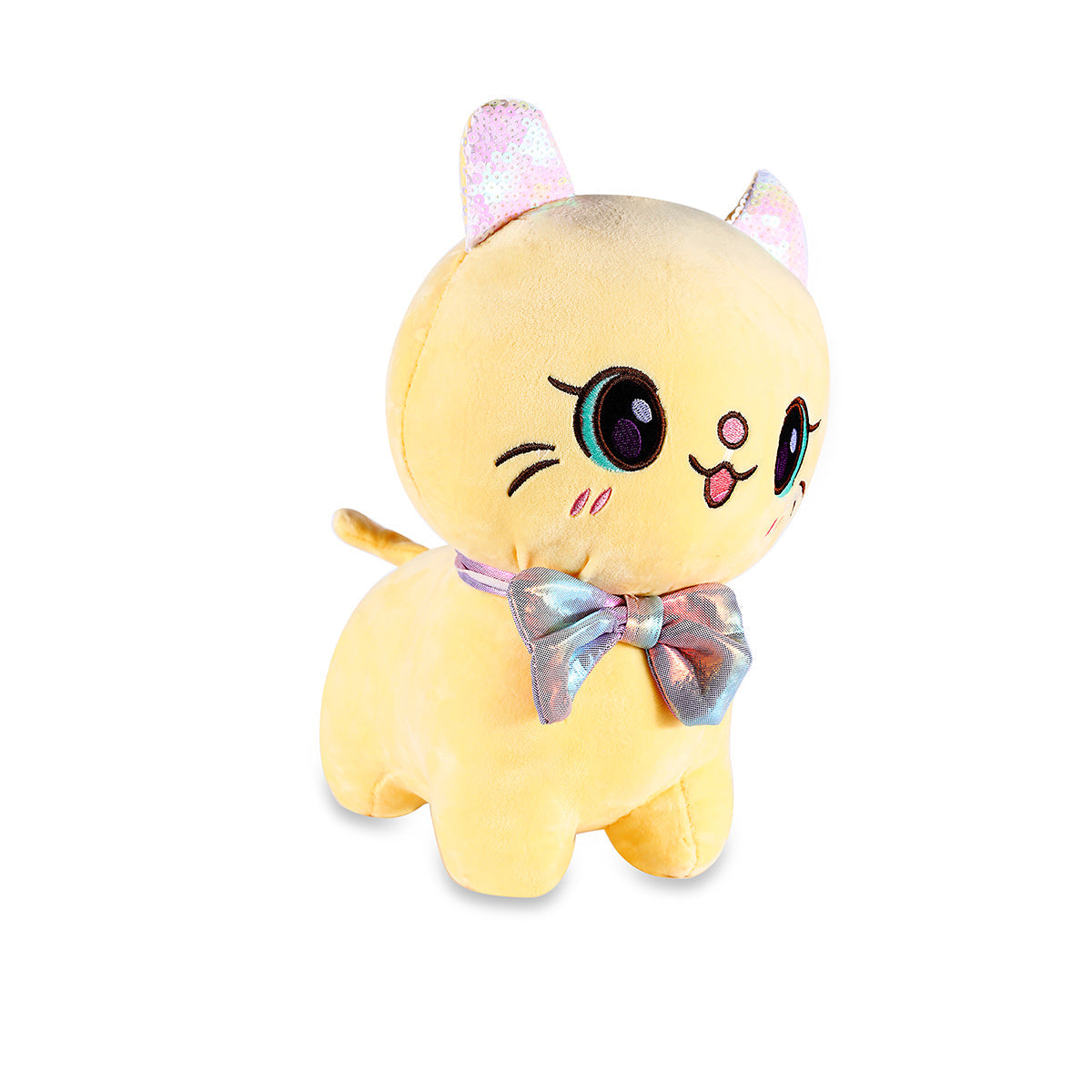 Bow Cat Soft Toy I 35 CM