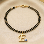 Name Initial Mangalsutra Bracelet