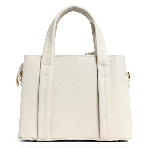 EXOTIC® Premium Ivory Chic Edition Urban Luxe Hand & Sling Bag for Women | Stylish PU Leather Tote with Spacious Compartments & Detachable Strap