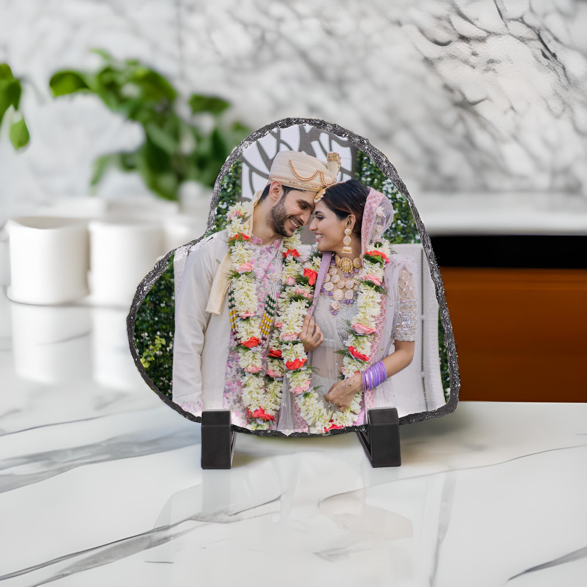 Rock Stone Photo Stand