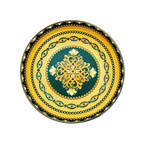 Lemon Tree Snack Serving Plate 20 cm Round Ceramic Deep Salad, Pasta Plate