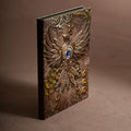 3D EMBOSSED LEATHER COVERED TRAVELLERS JOURNAL