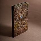 3D EMBOSSED LEATHER COVERED TRAVELLERS JOURNAL