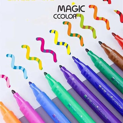 12 Color Magic Colour Changing Sketch Pen