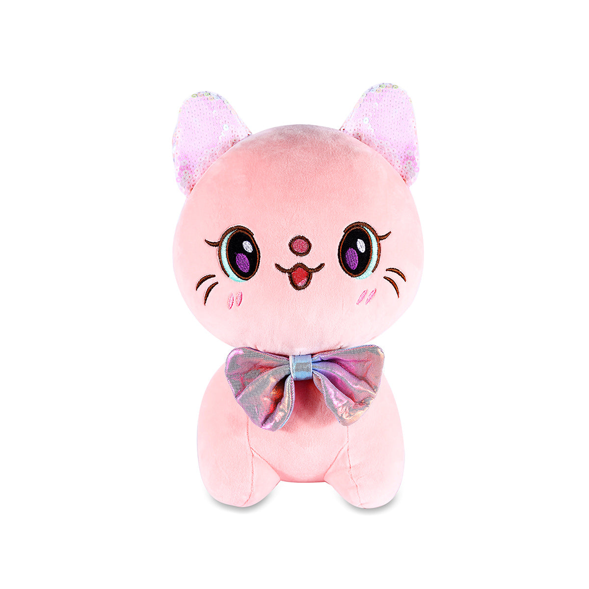 Bow Cat Soft Toy I 35 CM