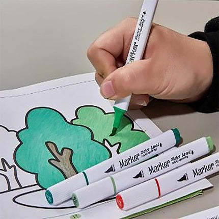 Watercolor Brush Pens, Real Brush Pen, 24 Color Painting