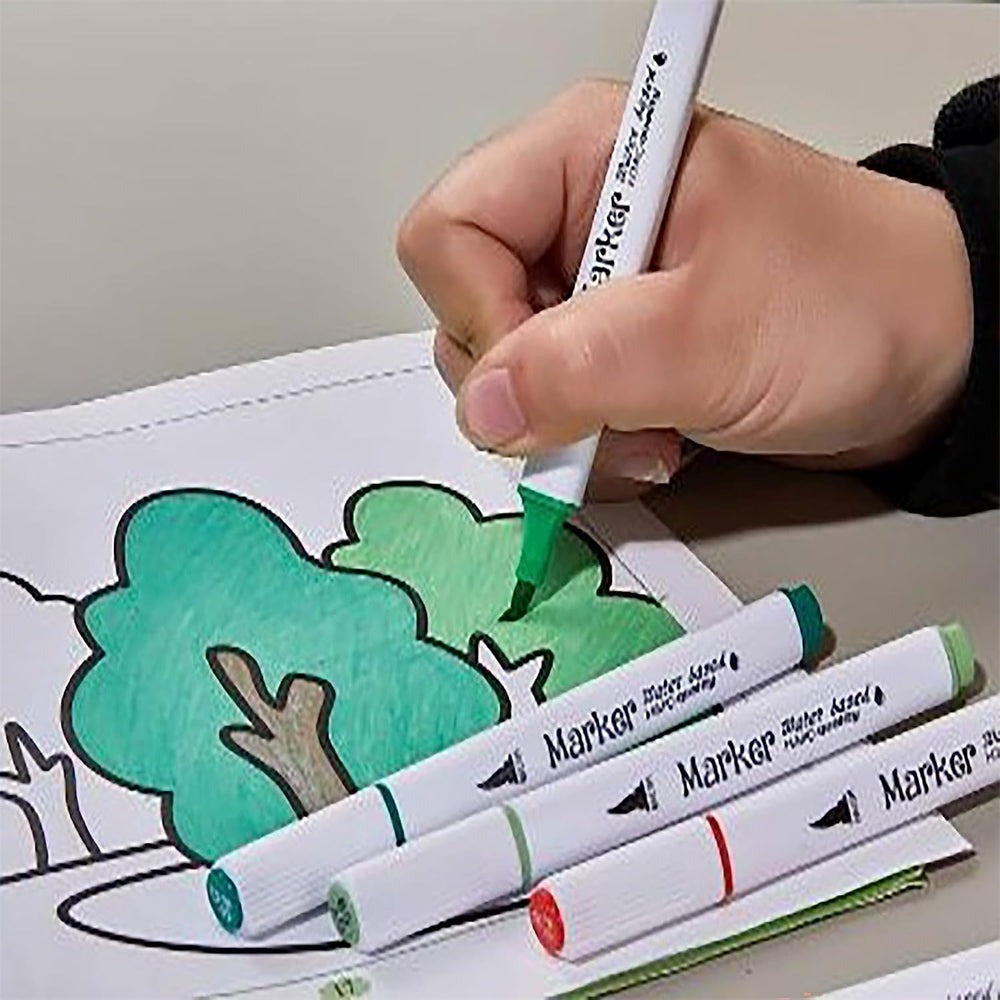 Watercolor Brush Pens, Real Brush Pen, 24 Color Painting