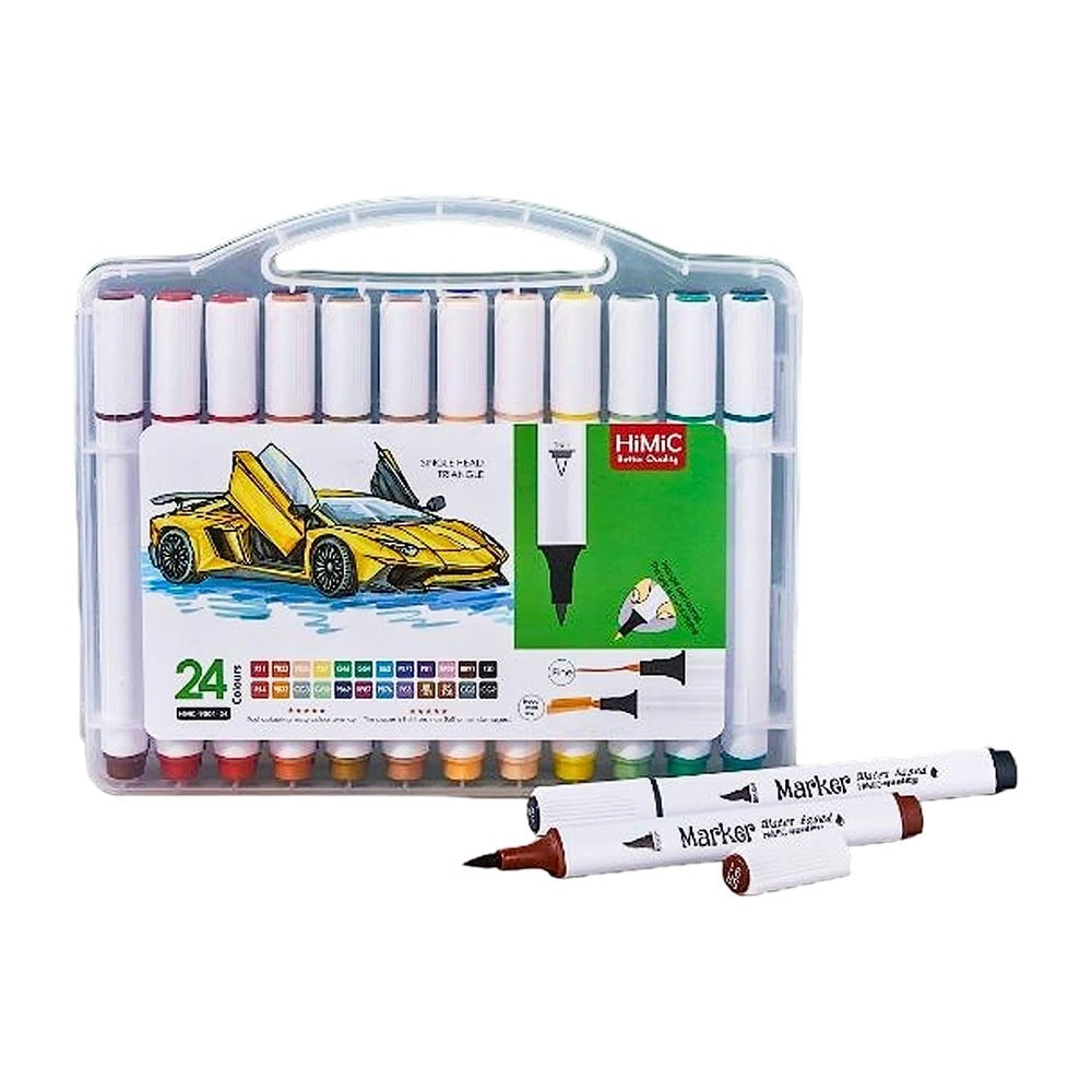 Watercolor Brush Pens, Real Brush Pen, 24 Color Painting