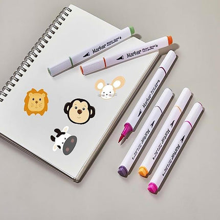 Watercolor Brush Pens, Real Brush Pen, 24 Color Painting