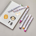 Watercolor Brush Pens, Real Brush Pen, 24 Color Painting