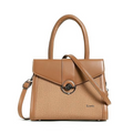 EXOTIC® Designer Handbag for Women with Smooth Flap, Textured Design, Metal Clasp, Spacious 3-Compartment Interior & Adjustable Sling