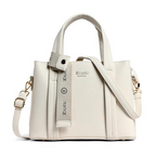 EXOTIC® Premium Ivory Chic Edition Urban Luxe Hand & Sling Bag for Women | Stylish PU Leather Tote with Spacious Compartments & Detachable Strap