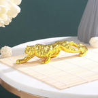 Golden Plated Jaguar Statue Showpiece Decorative Panther / Leopard Figurine Home decoration Golden Plated Jaguar Statue Showpiece Decorative Panther / Leopard Figurine Home decoration 29 inch