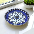 Lemon Tree Snack Serving Plate 20 cm Round Ceramic Deep Salad, Pasta Plate