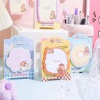 Cute Capybara Sticky Notes Set | Colorful Page 3D Sticky Notes 60 Sheets