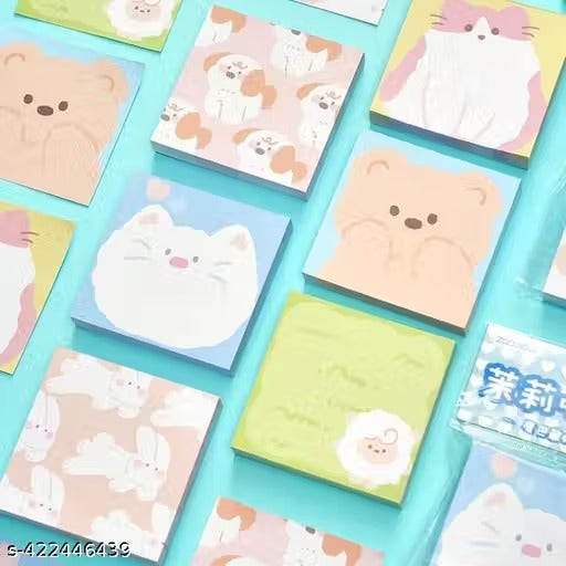 100 Sheets/Pack Creative Cute Cartoon Animal Notepad