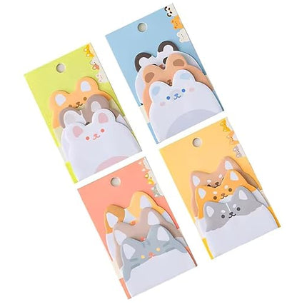 Cute Cartoon Sticky Notes | Animal Shape Page Marker Flags