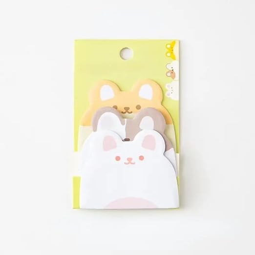 Cute Cartoon Sticky Notes | Animal Shape Page Marker Flags