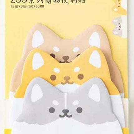 Cute Cartoon Sticky Notes | Animal Shape Page Marker Flags