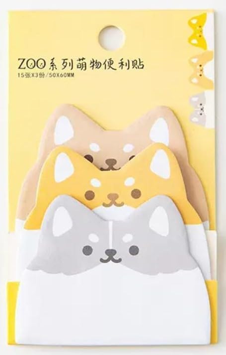 Cute Cartoon Sticky Notes | Animal Shape Page Marker Flags