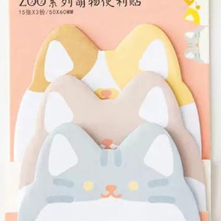 Cute Cartoon Sticky Notes | Animal Shape Page Marker Flags