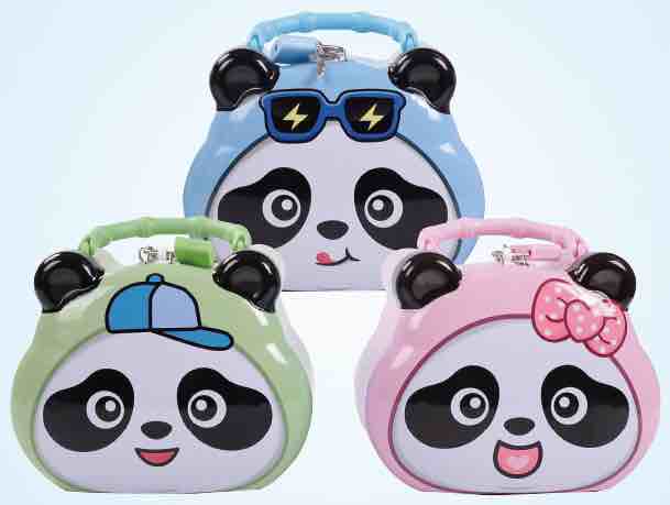 Panda Metal Money Box