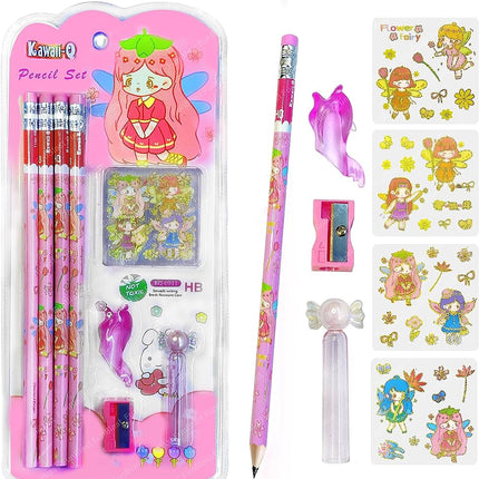 Stylish Pencils Stationary Kit Flower