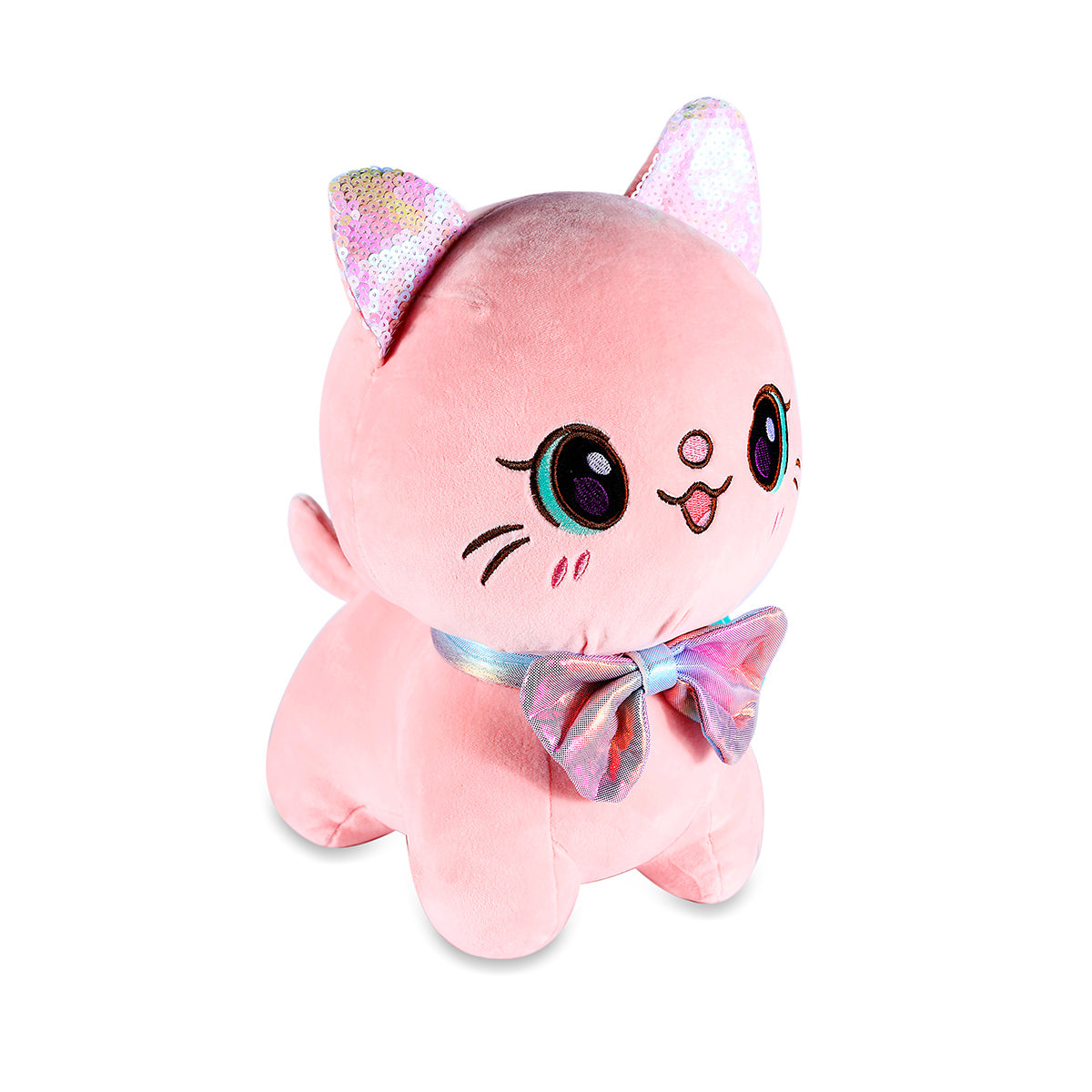 Bow Cat Soft Toy I 35 CM