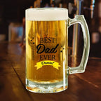 Personalised Best DAD Ever Beer Mug