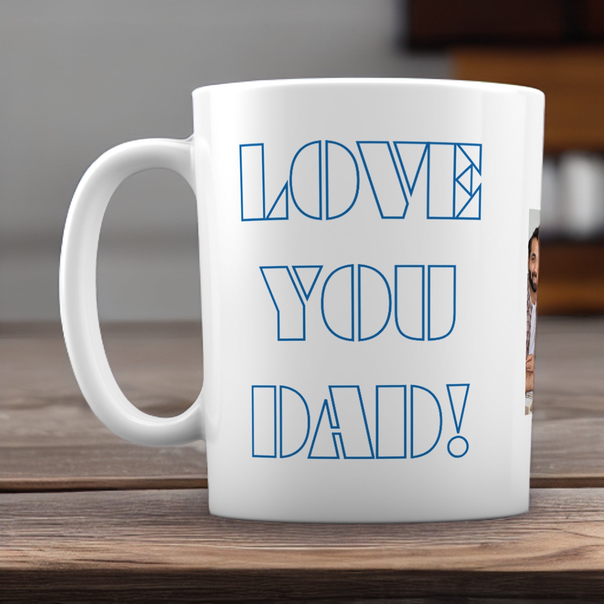 Love You Dad Personalised Mug