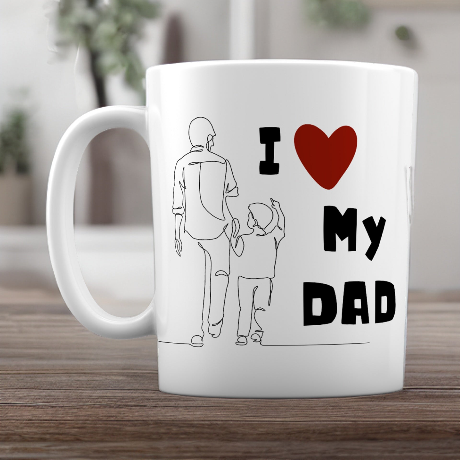 I Love My Daddy Personalised Mug